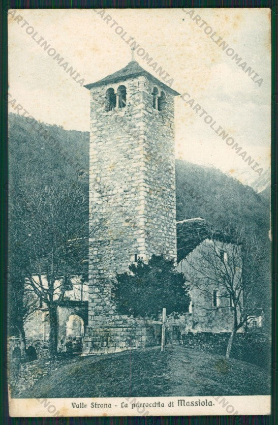 Verbania Massiola Valle Strona PIEGA cartolina ZC5998 – fronte