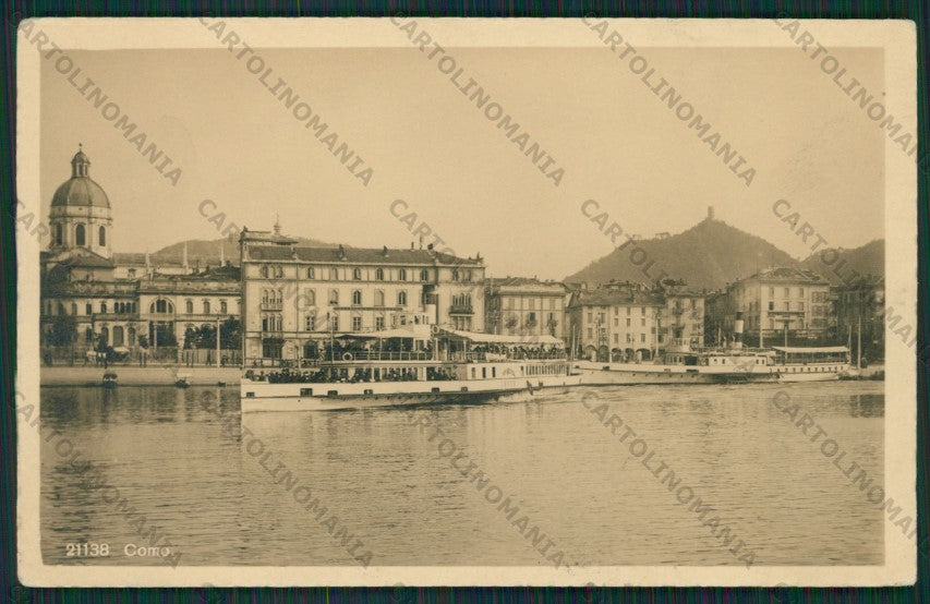 Como Città Lago di Battello Foto cartolina ZC6001 – fronte