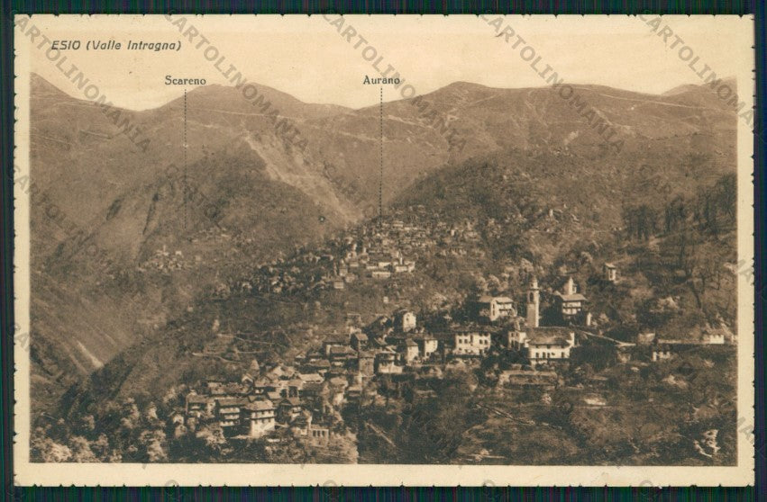 Verbania Premeno Esio Scareno Aurano cartolina ZC6013 – fronte