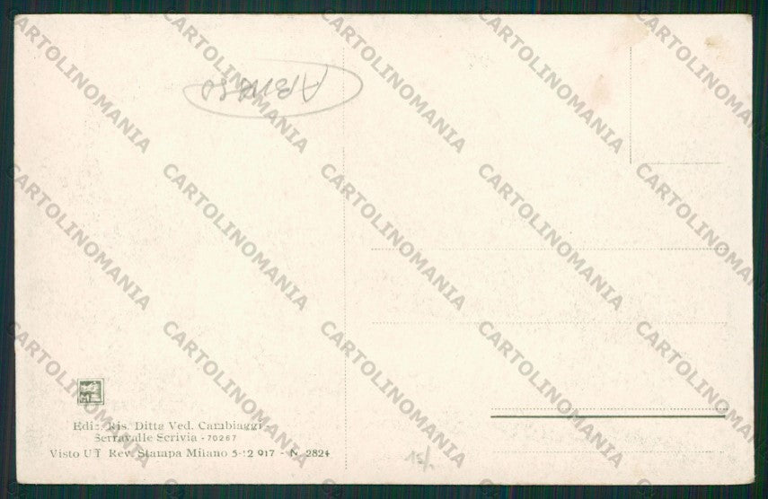 Alessandria Serravalle Scrivia ABRASA cartolina ZC6041 – retro