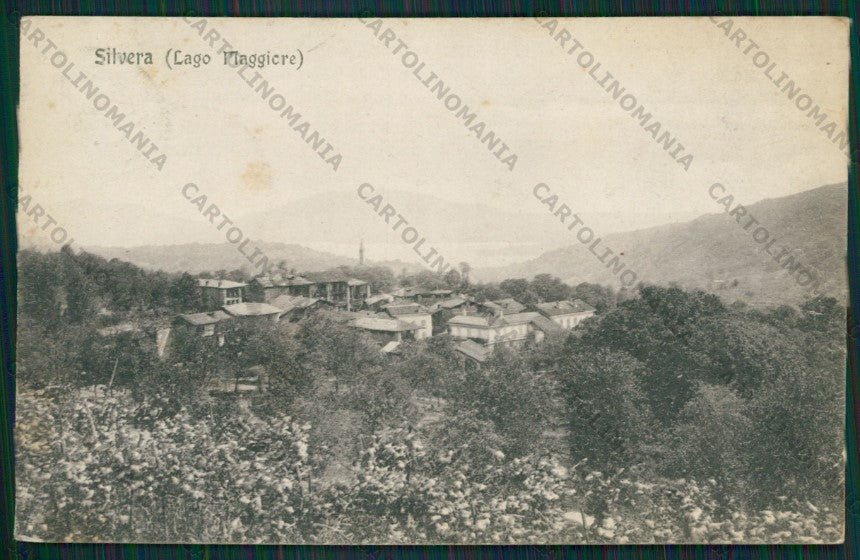 Novara Meina Silvera Lago Maggiore cartolina ZC6055 – fronte
