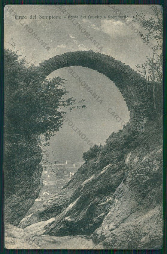 Verbania Premosello Ponte Luvetto Sempione ABRASA RESTAURATA cartolina ZC6062 – fronte