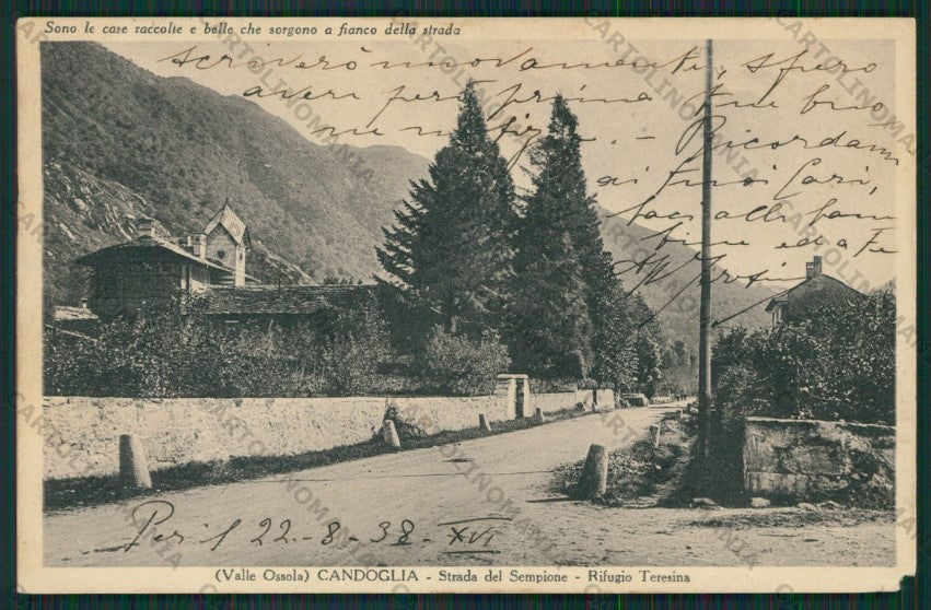 Verbania Mergozzo Candoglia Valle Ossola STRAPPINO cartolina ZC6074 – fronte