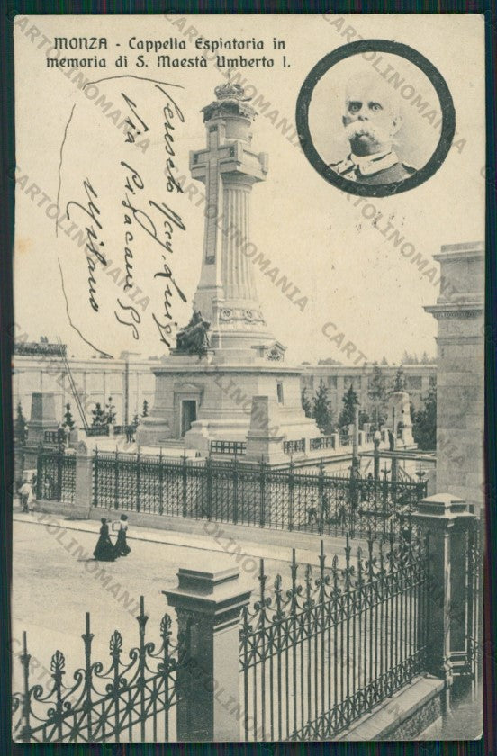Milano Monza Cappella Espiatoria Savoia cartolina ZC6138 – fronte