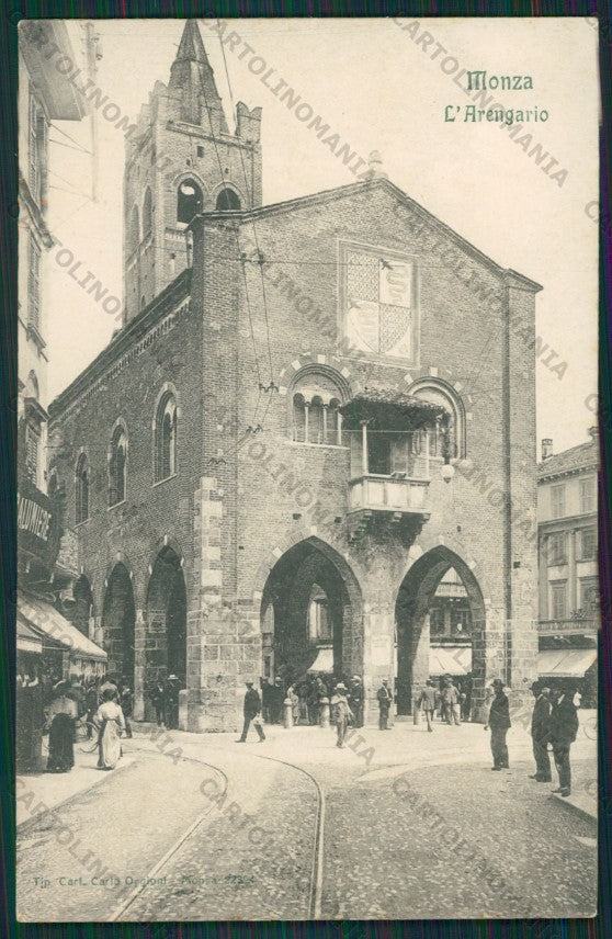 Milano Monza Arengario cartolina ZC6139 – fronte