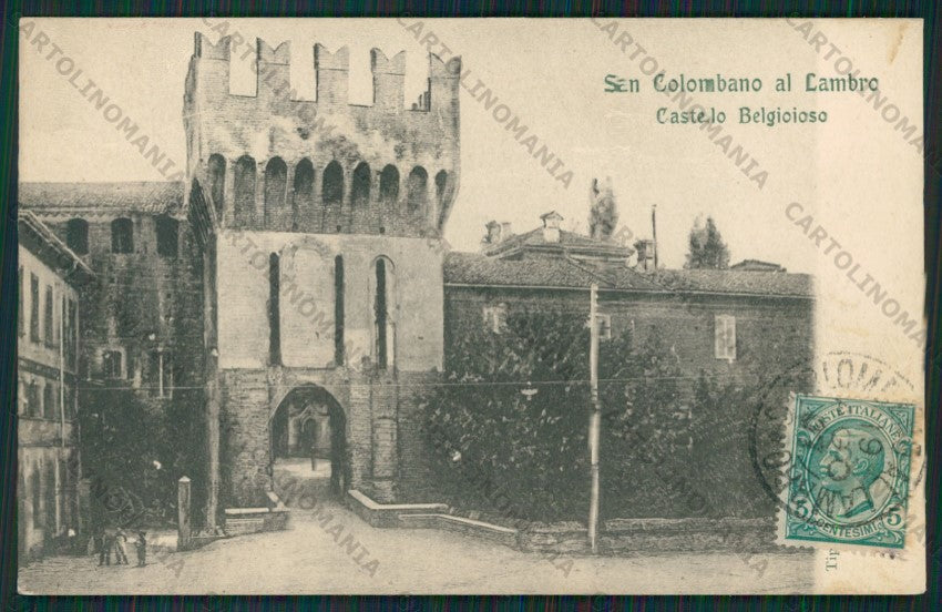Milano San Colombano al Lambro Castello Belgioioso cartolina ZC6152 – fronte