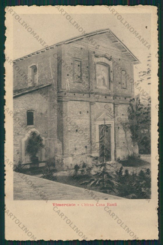 Milano Monza Vimercate PIEGHINE cartolina ZC6155 – fronte