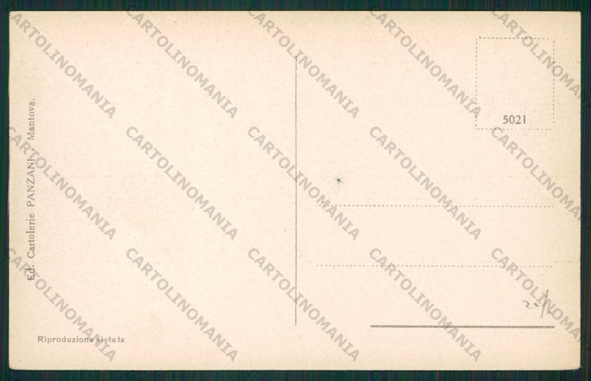 Mantova Città Palazzo Sindacati cartolina ZC6167 – retro
