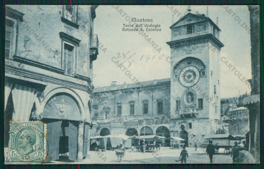 Mantova Città Mercato cartolina ZC6201 – fronte