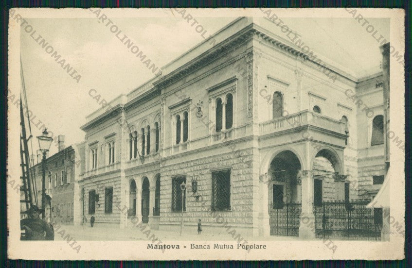 Mantova Città Banca STRAPPINO cartolina ZC6202 – fronte