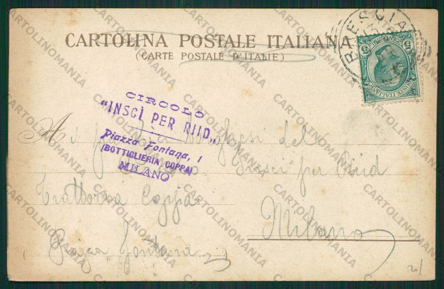 Brescia Città Teatro cartolina ZC6216 – retro