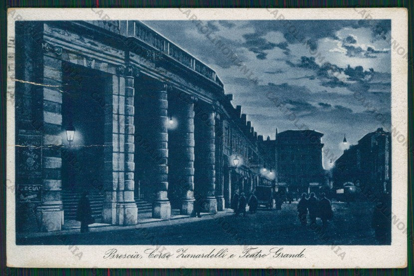 Brescia Città Teatro Chiaro di Luna cartolina ZC6222 – fronte