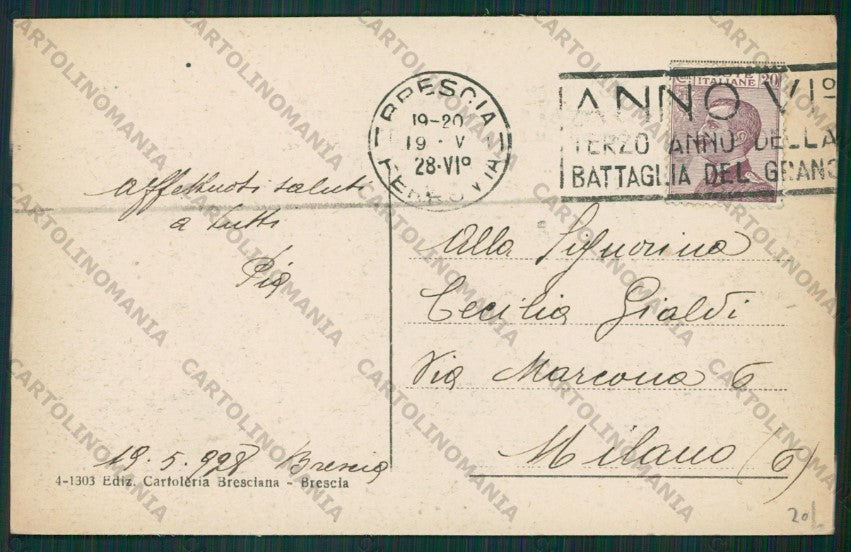 Brescia Città cartolina ZC6223 – retro