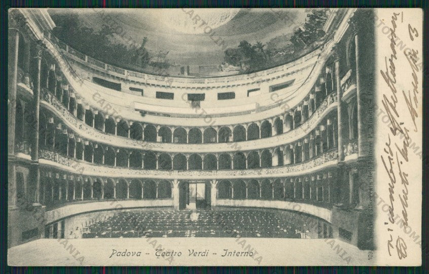 Padova Città Teatro cartolina ZC6237 – fronte