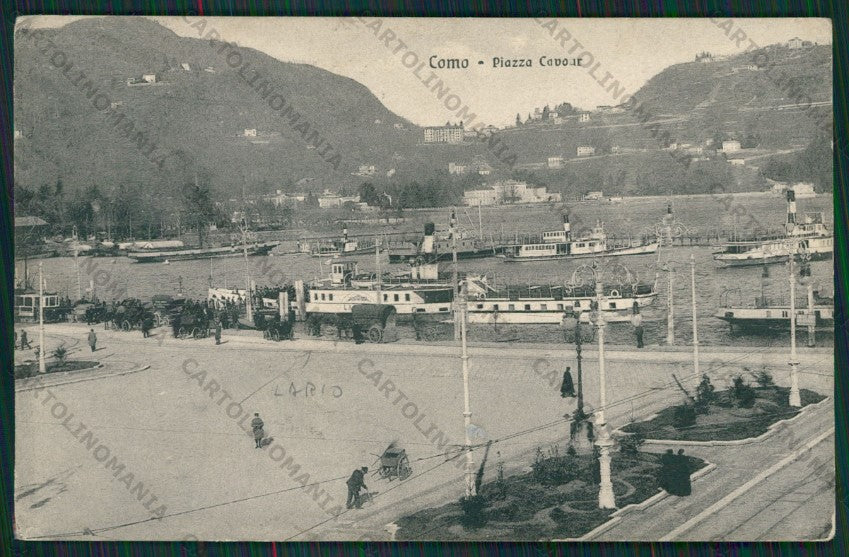 Como Città lago di Battello Lario cartolina ZC6244 – fronte