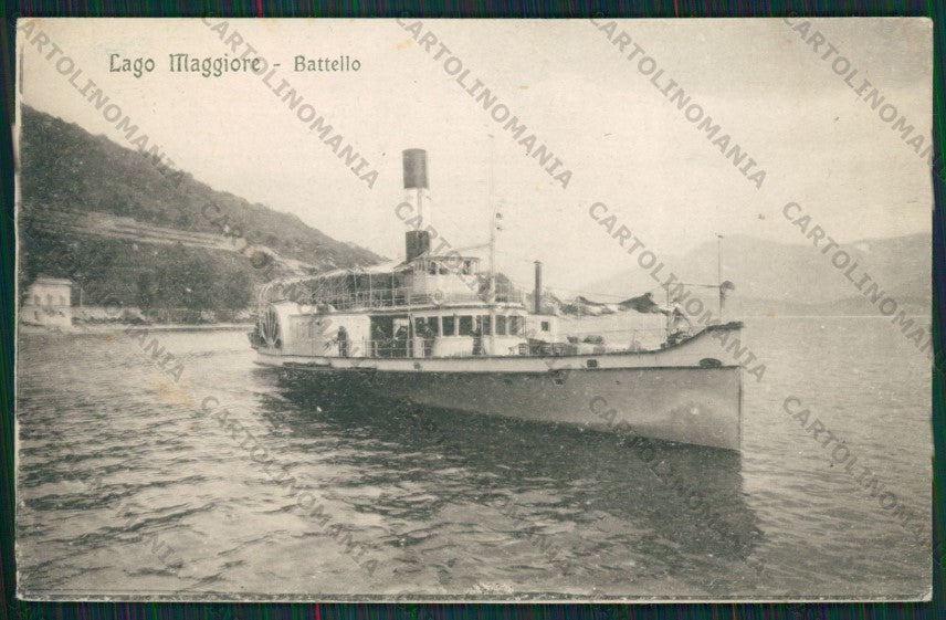 Verbania Lago Maggiore Battello cartolina ZC6245 – fronte