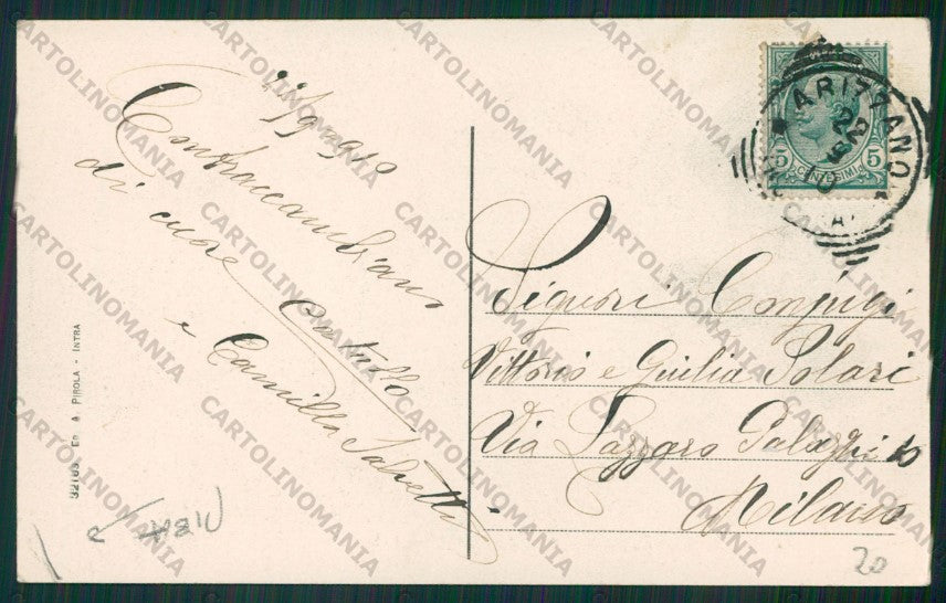 Verbania Antuliva Carciago PIEGA cartolina ZC6254 – retro