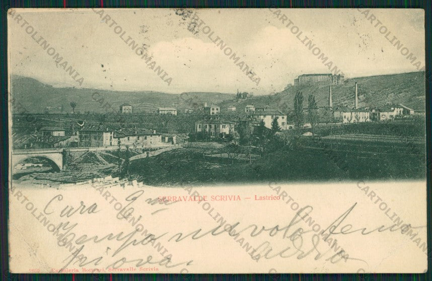 Alessandria Serravalle Scrivia PIEGA cartolina ZC6284 – fronte