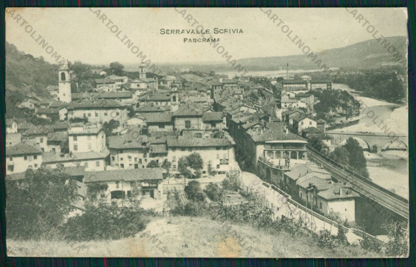 Alessandria Serravalle Scrivia RIFILATA cartolina ZC6289 – fronte