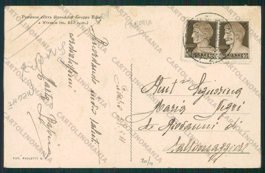 Verbania Premia STRAPPO PIEGHE cartolina ZC6296 – retro
