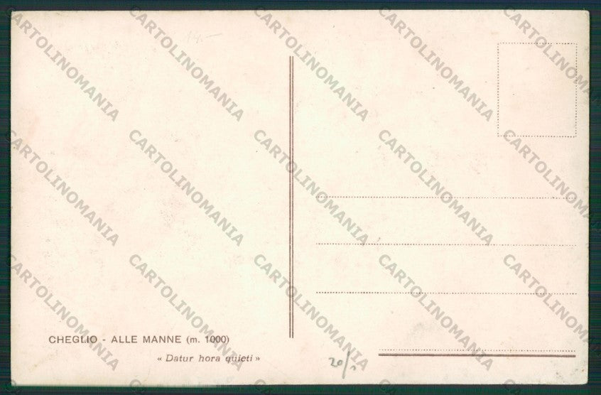 Verbania Cheglio Manne cartolina ZC6307 – retro