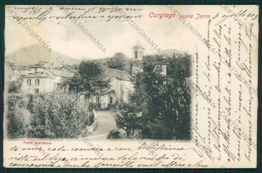 Verbania Ghiffa Cargiago cartolina ZC6308 – fronte