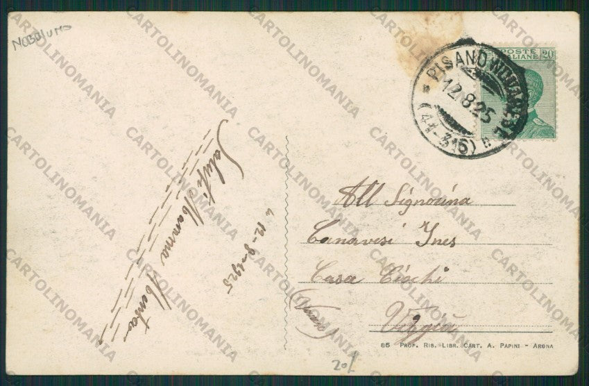 Novara Nebbiuno Tapigliano Lago Maggiore cartolina ZC6314 – retro