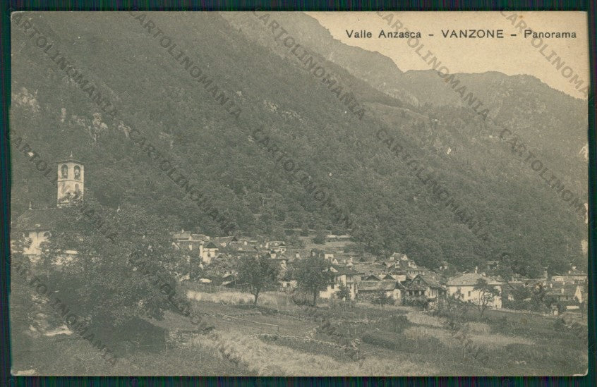 Verbania Vanzone ABRASA cartolina ZC6319 – fronte