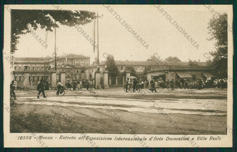 Milano Monza Città Esposizione Villa Reale cartolina ZC6351 – fronte