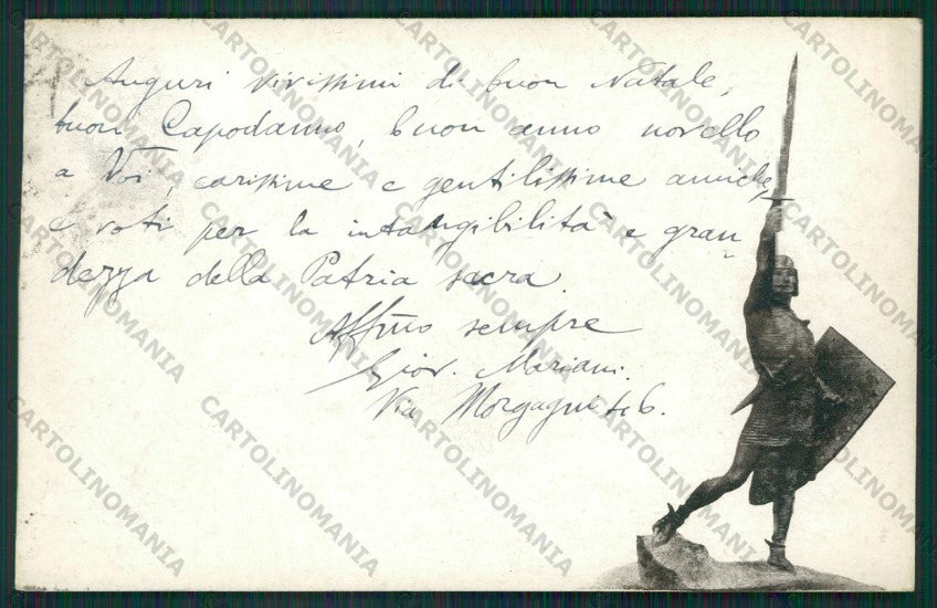 Milano Legnano Garibaldi Propaganda WWI cartolina ZC6362 – fronte