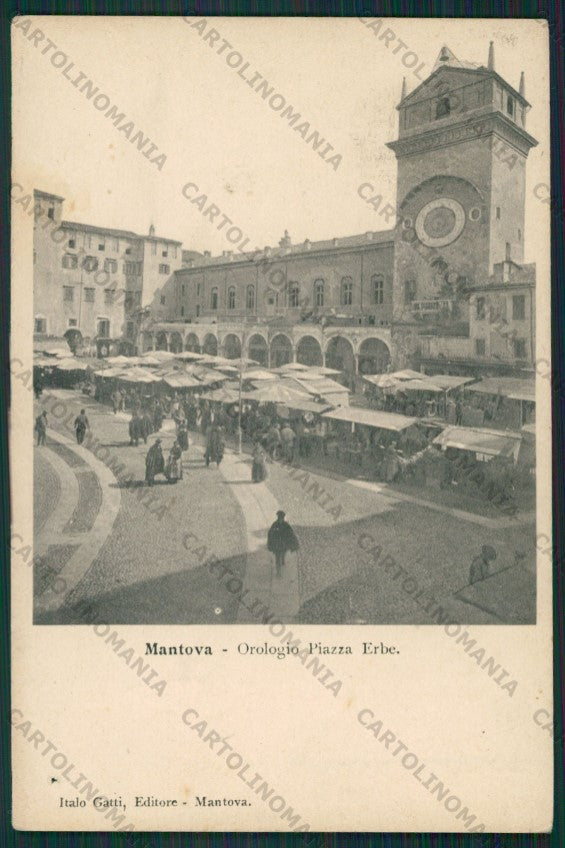 Mantova Città Mercato FORO cartolina ZC6369 – fronte