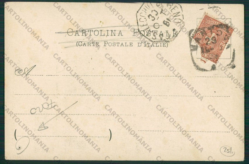 Mantova Città Mercato FORO cartolina ZC6369 – retro