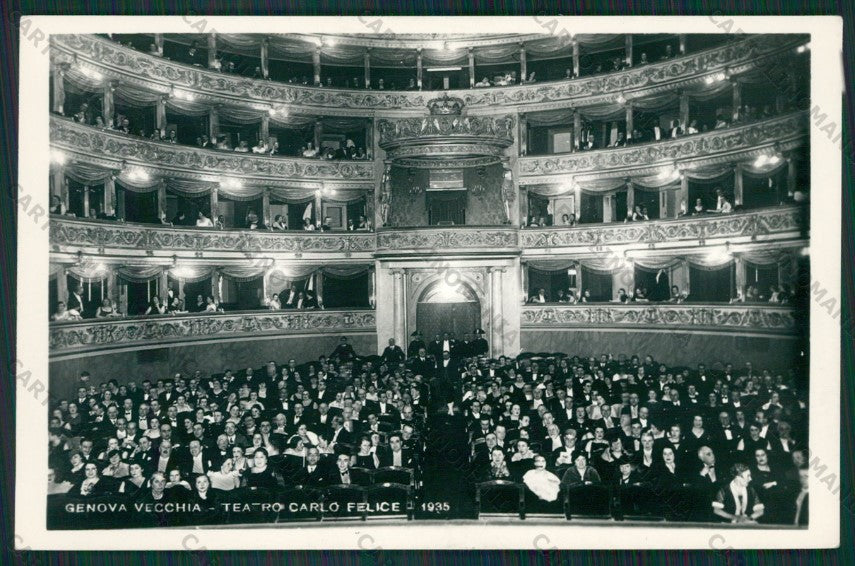 Genova Città Teatro Foto cartolina ZC6400 – fronte