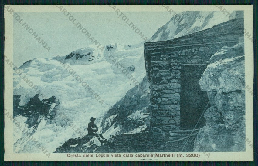 Verbania Macugnaga Capanna Marinelli Cresta delle Loccie cartolina ZC6430 – fronte