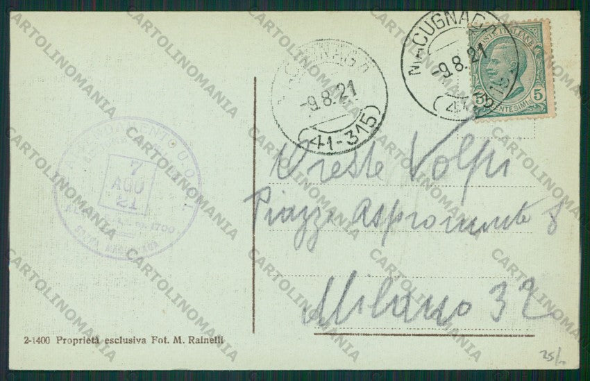 Verbania Macugnaga Capanna Marinelli Cresta delle Loccie cartolina ZC6430 – retro