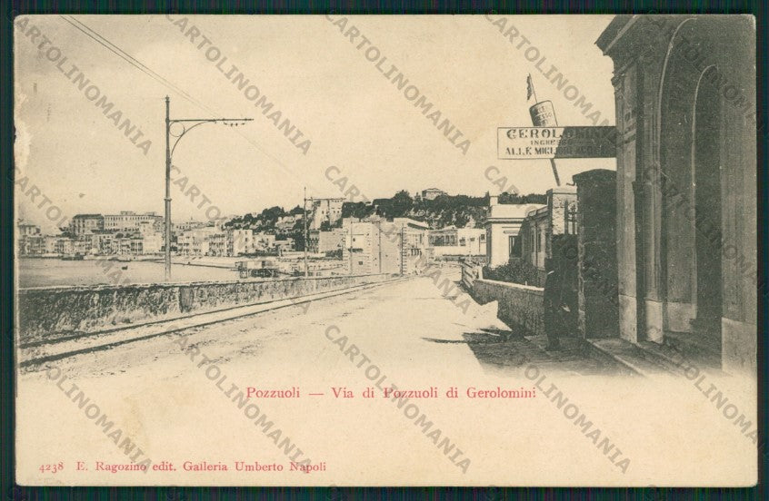 Napoli Pozzuoli REINCOLLATA ABRASA cartolina ZC6438 – fronte