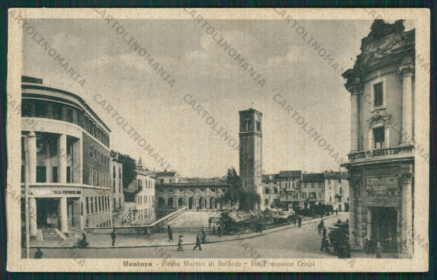 Mantova Città PIEGATA cartolina ZC6450 – fronte