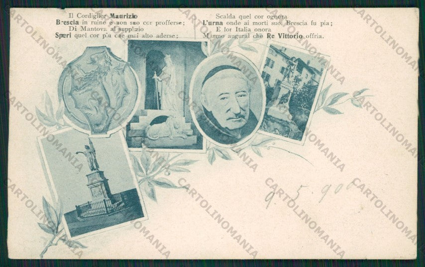 Mantova Brescia Commemorativa STRAPPINO cartolina ZC6453 – fronte