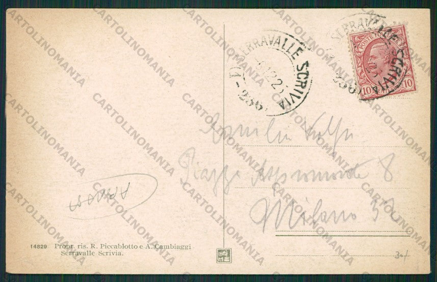 Alessandria Serravalle Scrivia ABRASA cartolina ZC6465 – retro