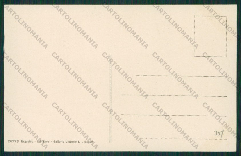 Napoli Pozzuoli Monte Nuovo Carrozza cartolina ZC6469 – retro