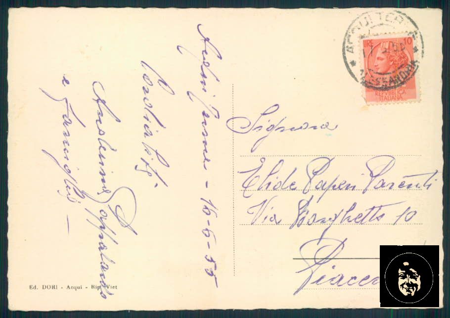 Alessandria Acqui FG cartolina ZF0011 – retro