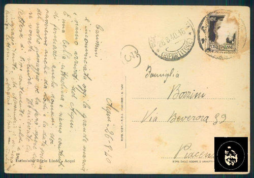 Alessandria Acqui PIEGA FG cartolina ZF0012 – retro
