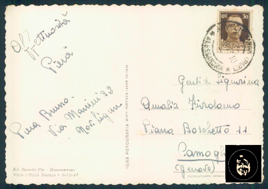Alessandria Novi Ligure Foto FG cartolina ZF0025 – retro