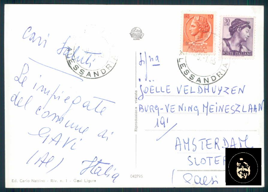 Alessandria Gavi Ligure Foto FG cartolina ZF0042 – retro