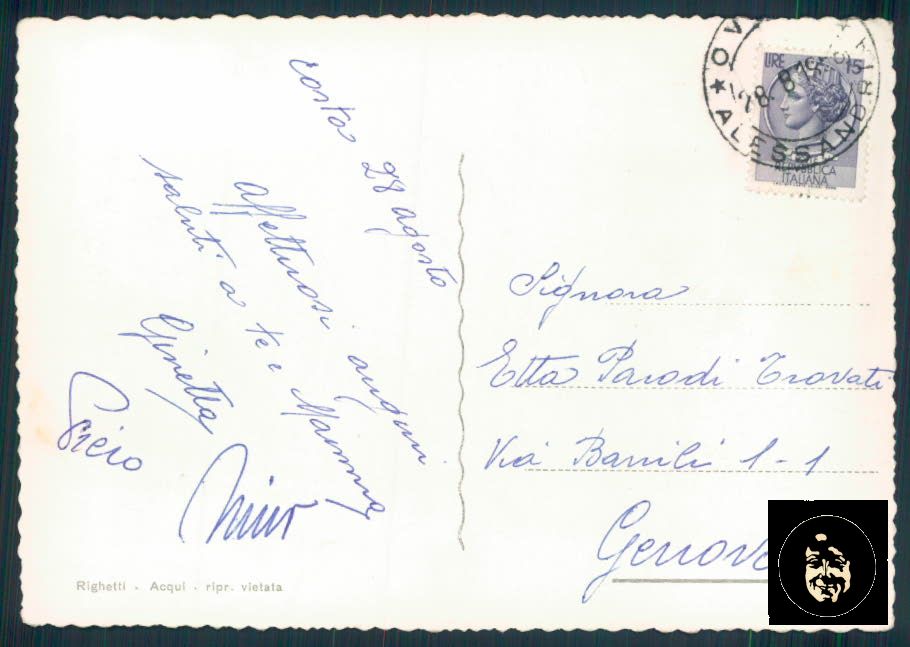 Alessandria Costa d'Ovada Foto FG cartolina ZF0044 – retro