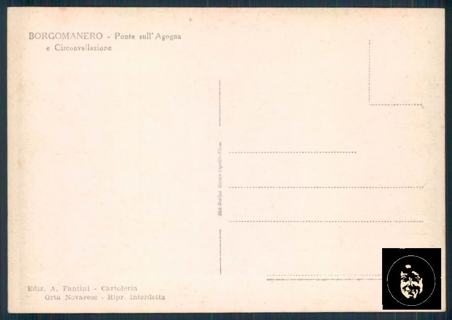 Novara Borgomanero FG cartolina ZF0061 – retro