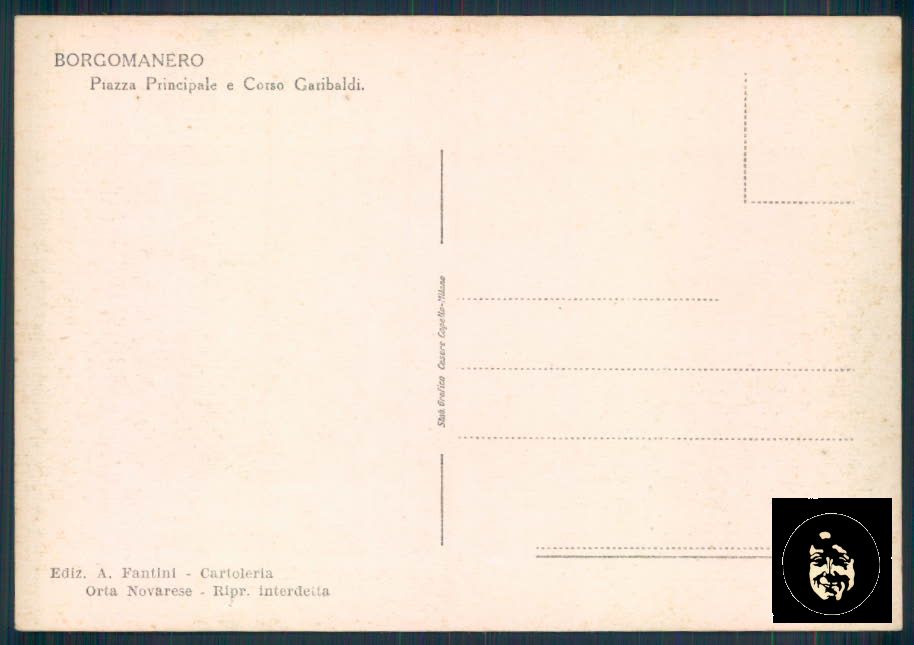 Novara Borgomanero FG cartolina ZF0064 – retro