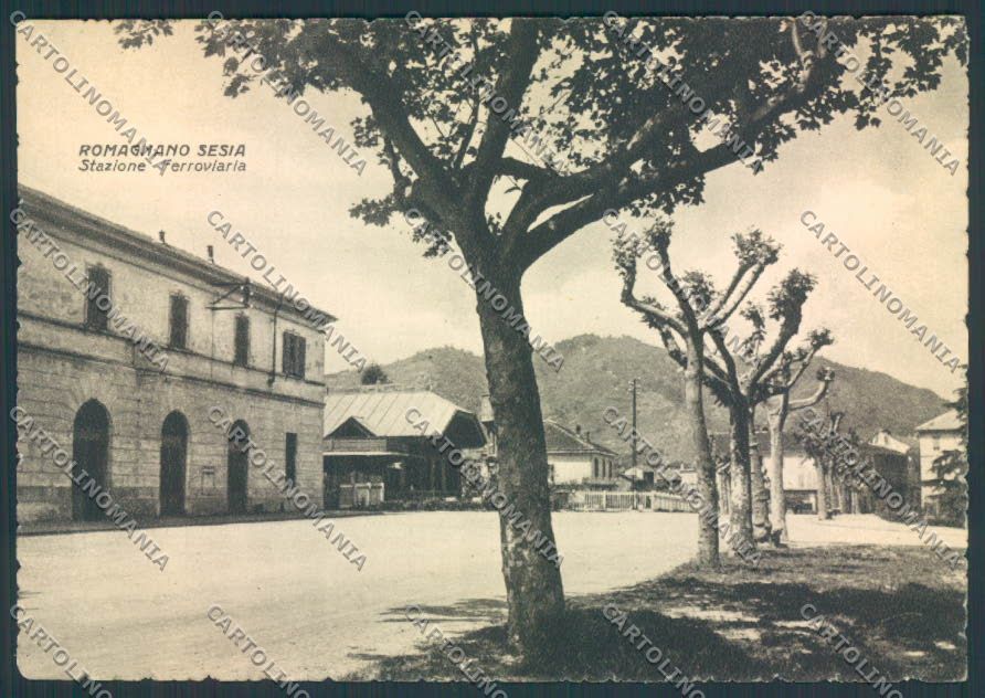 Novara Romagnano Sesia Stazione FG cartolina ZF0072 – fronte