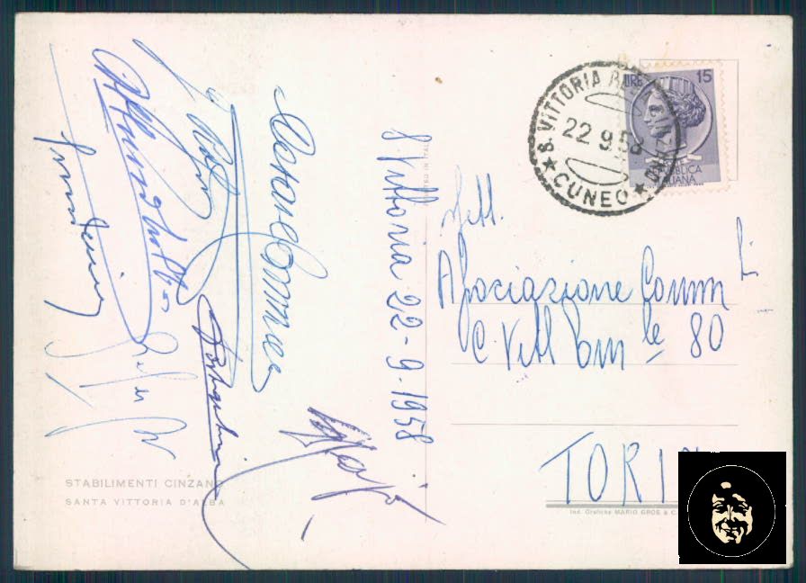 Cuneo Santa Vittoria d'Alba Foto FG cartolina ZF0108 – retro