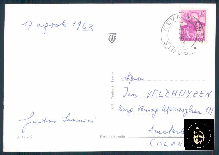 Cuneo Ceva Foto FG cartolina ZF0124 – retro